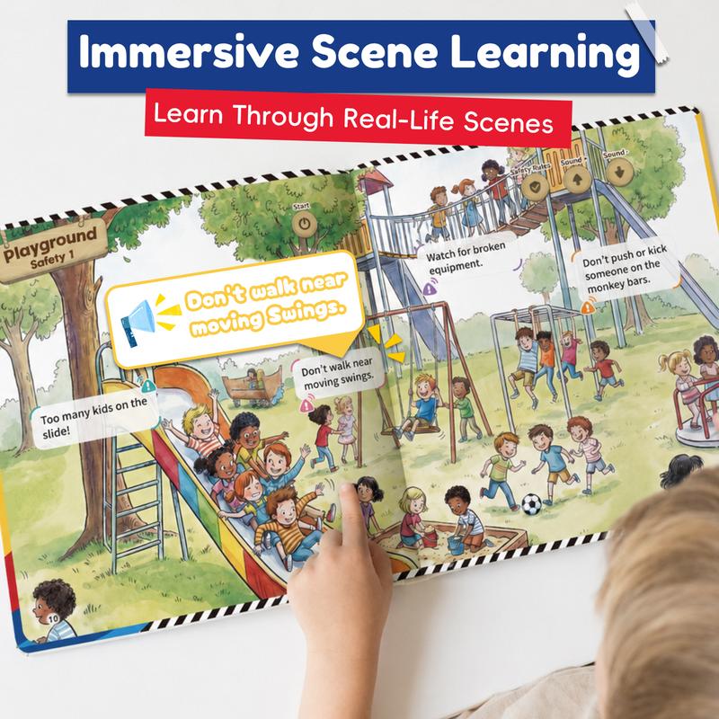 TIMETOME Safety Interactive Sound Book for Kids