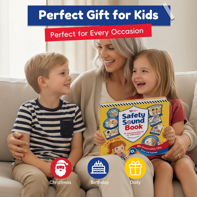 TIMETOME Safety Interactive Sound Book for Kids