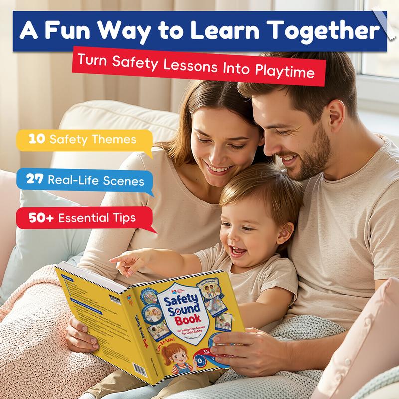 TIMETOME Safety Interactive Sound Book for Kids