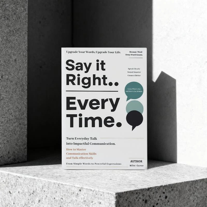 Say it Right.. Every Time - Master Communication